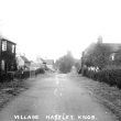 Haseley Knob.  Village street and cottages