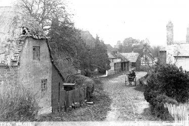Walcote.  Village scene