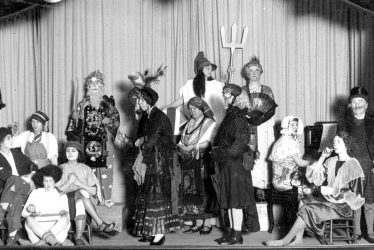 Hatton.  Fancy dress at village hall