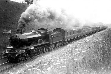 Hatton Bank.  London to Birmingham train
