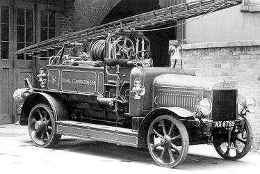 Leamington Spa.  Fire engine
