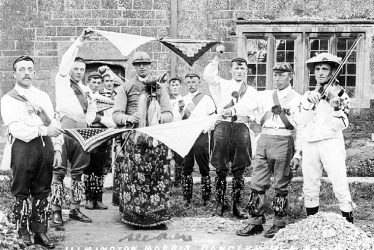 Ilmington.  Morris dancers