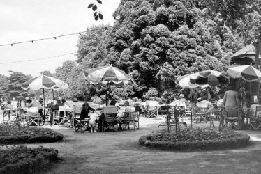 Leamington Spa.  Jephson Gardens, Tea Garden