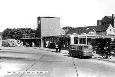 Nuneaton.  Harefield Road, bus station