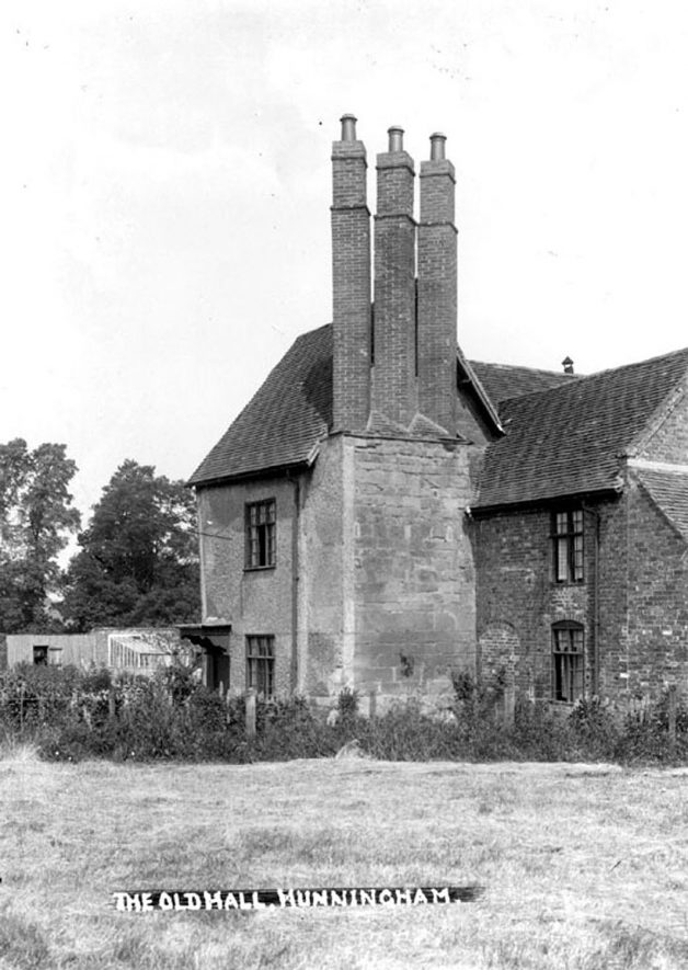 The Old Hall with very tall chimneys. Hunningham.  1930s |  IMAGE LOCATION: (Warwickshire County Record Office)