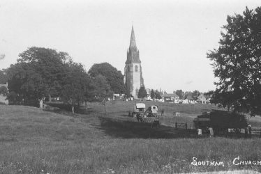 Southam.  Church, fields