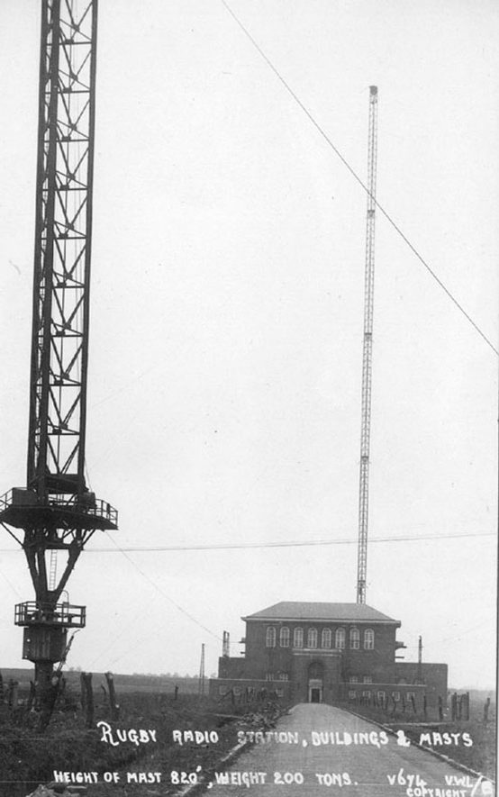 Rugby Radio Station, buildings and masts.  1926 |  IMAGE LOCATION: (Warwickshire County Record Office)