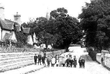 Temple Grafton.  Group of children