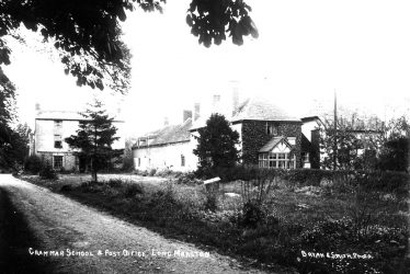 Long Marston.  Grammar School and Post Office