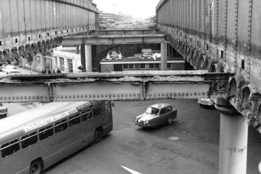 Leamington Spa.  High Street, railway bridges