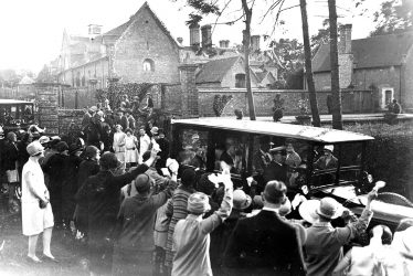 Packwood.  Visit by Queen Mary