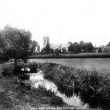 Salford Priors.  Church and rectory