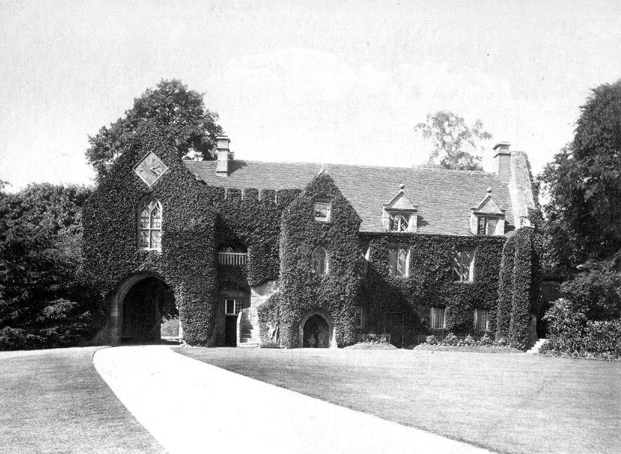 The gatehouse at Stoneleigh Abbey.  1920s |  IMAGE LOCATION: (Warwickshire County Record Office)