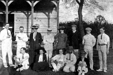 Warwick.  Eagle Sports Ground, cricket team