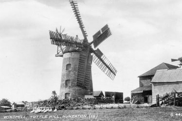 Nuneaton.  Tuttle Hill windmill