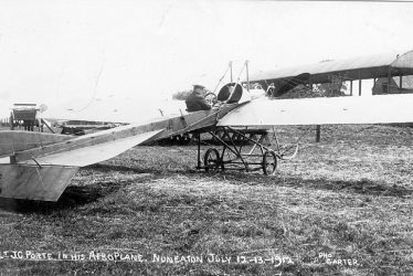 Nuneaton.  Aeroplane
