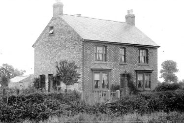 Nuneaton.  Brick and slate house