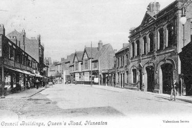 Nuneaton.  Council buildings in Queens Road