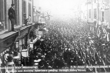 Nuneaton.  March of Nuneaton and Hinckley Volunteers