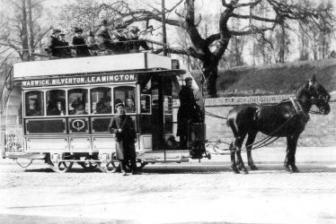 Warwick.  Horse drawn tram