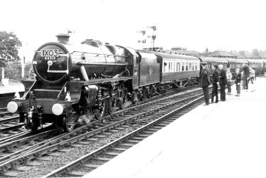 Leamington Spa.  Railway Station, Royal train