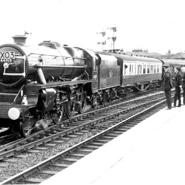 Leamington Spa.  Railway Station, Royal train