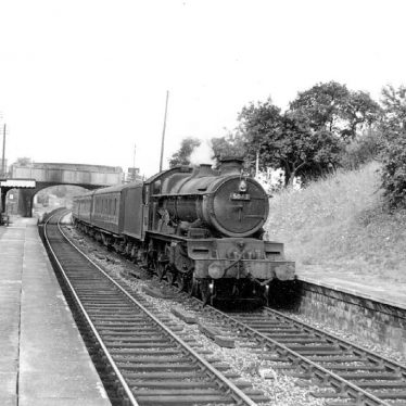 Claverdon.  Leamington to Gloucester train