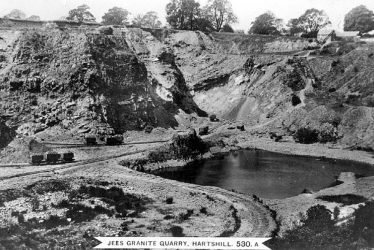 Hartshill.  Jees Granite Quarry