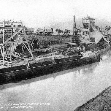 Hartshill.  Canal wharf of Jees Granite & Brick Co. ltd.