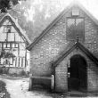 Moreton Morrell.  School and old cottage