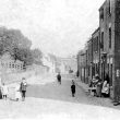 Newbold on Avon.  Children playing in the street