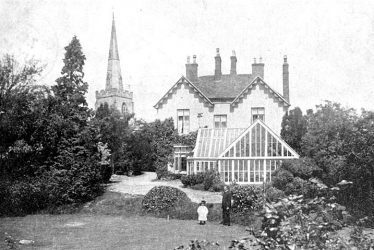 Newton Regis.  Church and vicarage
