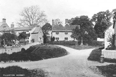 Pillerton Hersey.  Cottages and war memorial