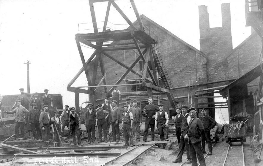 Aftermath of the fire at Hall End on 6th June 1910 |  IMAGE LOCATION: (Warwickshire County Record Office)