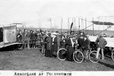 Polesworth.  Farman bi-plane