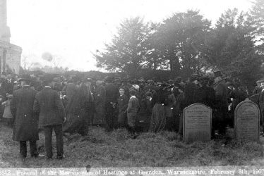 Grendon.  Marchioness of Hastings, funeral
