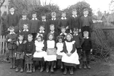 Preston on Stour.  Council School pupils