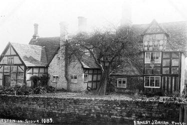 Preston on Stour.  Timber framing buildings