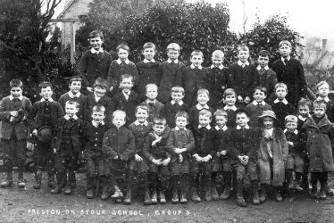 Preston on Stour.  School photograph