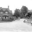 Radway.  Children standing on the bridge