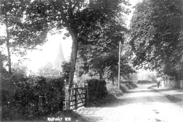 Radway.  Country lane