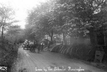 Rowington.  Horse drawn wagons
