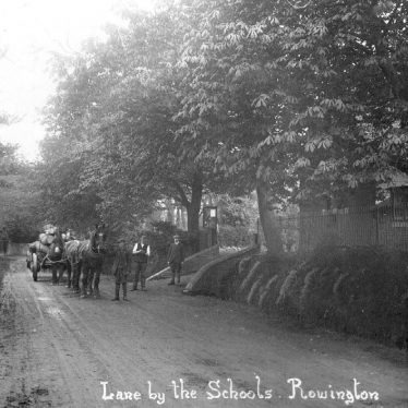 Rowington.  Horse drawn wagons
