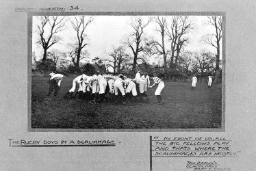 Rugby School.  Rugby football
