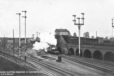 Rugby.  Clifton Road Railway