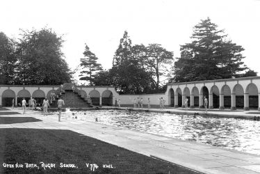 Rugby School.  Open air swimming pool