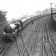 Rugby.  Railway Station, Royal Scot passing through