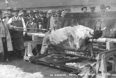 Rugby.  Ox roast