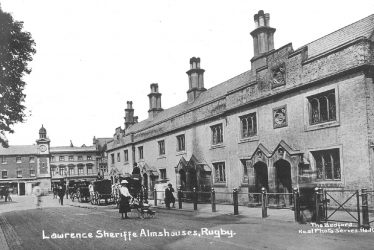 Rugby.  Lawrence Sheriff Almshouses