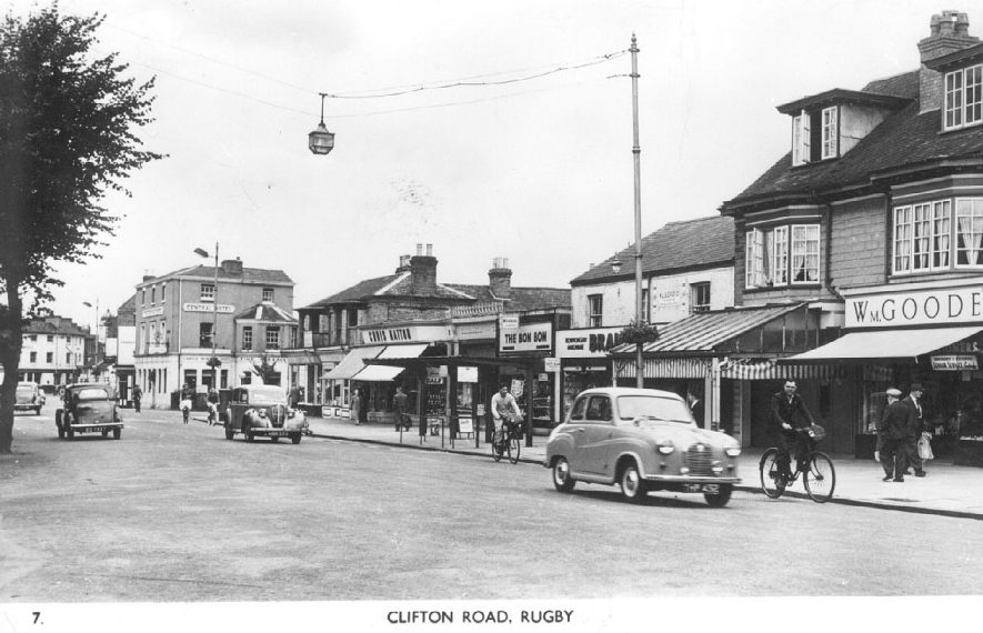 Clifton Road, Rugby.  1960s |  IMAGE LOCATION: (Warwickshire County Record Office)